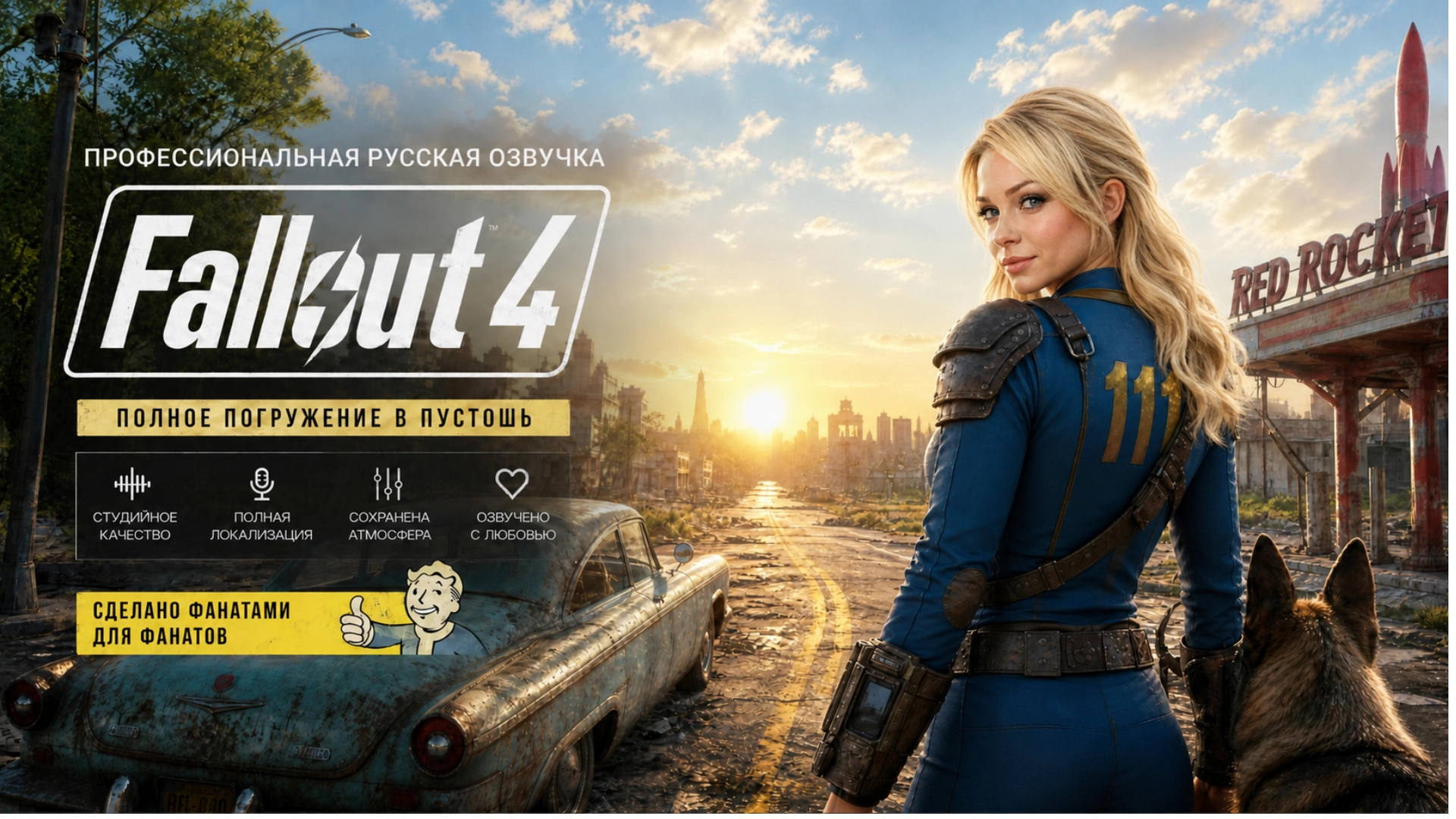 Русская озвучка Fallout 4 — проект Voiceover.Games